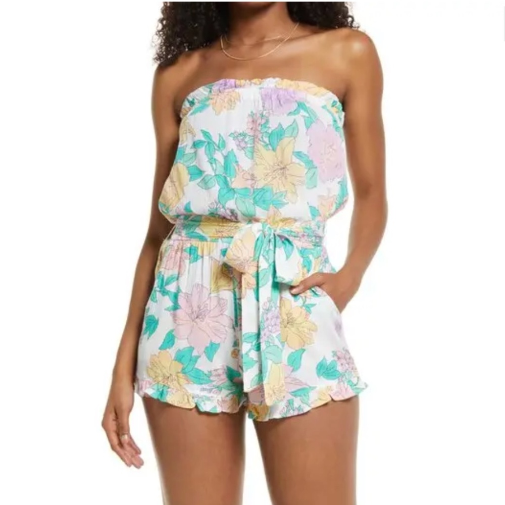 Billabong Flower Days Strapless Romper